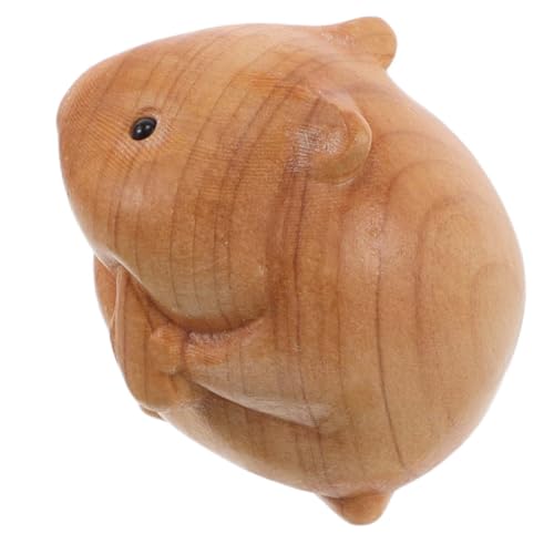 Toyvian Hamster-Ornament Oktopus-kunsthandwerk Hauptstütze Desktop Rollen Wal Handwerk Auto Schleifwerkzeuge Zauberer -Shell Verstellbare Stirnbänder Glyzinien Kommode Holz von Toyvian