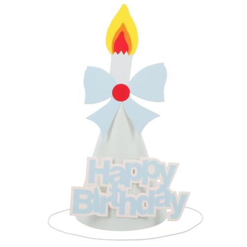 Toyvian Geburtstagsnummer Hut Geburtstagshut Geburtstagskuchen Kerze Kind von Toyvian