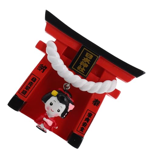 Toyvian Japanische Kleine Glocke Ornamente Puppenhaus Ornamente Für Mini Ornamente Dekoration Schreibtisch Mini Zen Garten Schreibtisch Torii Tor Heimdekoration Aquarium Torii von Toyvian