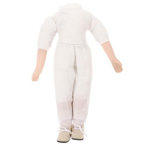 Toyvian Keramik Puppe Zubehör Puppe Figur Körper Puppe Körper Teile DIY Puppe Körper DIY Puppen DIY Handgemachte Puppe Körper Puppe Dicke Körper Puppe DIY Körper Zubehör Puppe Teile Weiße von Toyvian