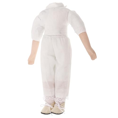 Toyvian Keramik Puppe Zubehör Puppe Körper Handwerk Puppen Körper Puppe DIY Körper Zubehör DIY Puppe Materialien Puppe Figur Körper DIY Puppen Puppe Körper Puppen Körper Zubehör Weiß Tuch von Toyvian