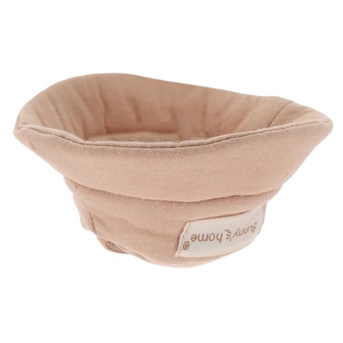 Toyvian Kleberpuppenhut kreatives Miniaturhüte basteln Hutpuppendekore Puppenhüte selber Machen austauschbare Puppenhüte zarte kleine Hüte Mini-Miniatur-Hut Polyester Khaki von Toyvian