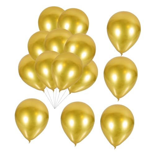 Toyvian Metallic Luftballons Hochwertige Latexballons Für Geburtstagsfeiern Hochzeiten Und Partys Ideale Partydekoration Und von Toyvian