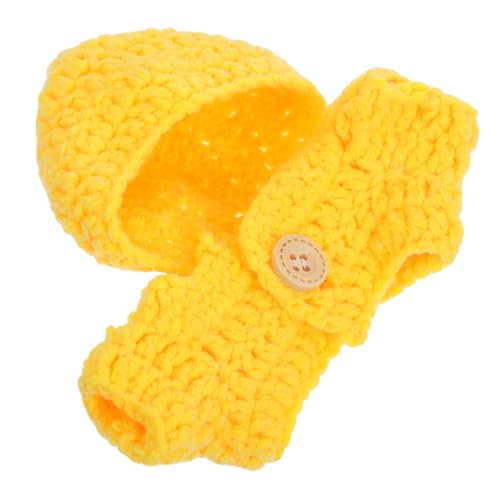 Toyvian Mini Puppen Kleidung Outfits Für Stofftiere Süßer Gestrickter Strampler Für Puppen Zum Anziehen Und Rollenspiele Stofftier Anziehzubehör 12 cm von Toyvian