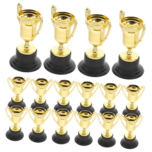 Toyvian Mini Trophäen Pokale Aus Kunststoff Belohnungsgeschenke Für Party Feier Deko Kleine Auszeichnungen Trophäen Mit Sockel von Toyvian