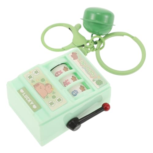 Toyvian Obstmaschinen-shaker Kawaii Schlüsselanhänger Partydekorationen in Las Vegas Mini-klauenmaschine Klauenmaschine Schlüsselanhänger Las Vegas-souvenir Metall Light Green von Toyvian