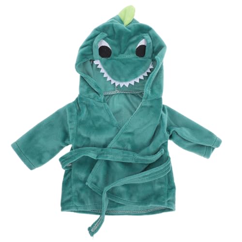 Toyvian Puppenpyjama Puppenkleidung Puppenbekleidung Puppenoutfit Niedlicher Schlafanzug gruselige Clownpuppe Puppenautositz Puppen-Cartoon-Kleidung dekoratives Puppenkostüm Flanell Green von Toyvian