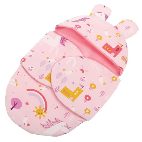 Toyvian Puppenschlafsack Kleidung Für Babypuppen Neugeborene Puppe Babydecke Puppendecke Puppe Stirnband Zubehör Für Neugeborene Zubehör Für Babypuppen Puppenkleidung Babyschlafdecke Stoff von Toyvian