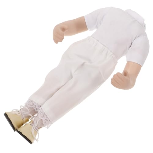 Toyvian Puppenzubehör Aus Keramik DIY Liefert Puppe Figur Körper Puppenmaterialien Selber Machen Puppenzubehör Selber Machen Körperzubehör Für Puppen Puppe Dicke Körper Weiß Stoff von Toyvian