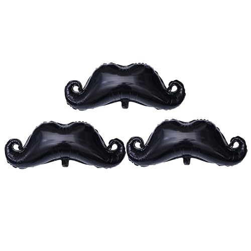 Toyvian Schnurrbart Aluminiumfolie Ballons Für Partydekoration Kreative Mustache Luftballons Für Geburtstagsfeiern Und Anlässe von Toyvian