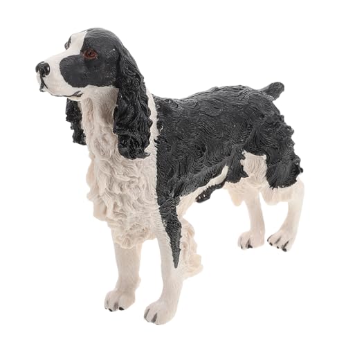 Toyvian Spaniel Hundefigur Realistische Welpenfiguren Aus Harz Kleine Hunde Tiere Kuchendekoration Für Jungen Und Mädchen Weihnachtsgeburtstag von Toyvian