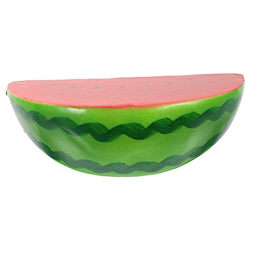 Toyvian kreatives wassermelonenmodell küchendekoration küchendeco Künstliche Obstschalendekoration künstliche Fruchtscheiben Modelle mit Wassermelonenscheiben realistische Fruchtscheiben von Toyvian