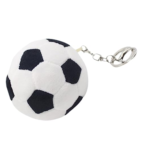 Toyvian üsch Fußball Schlüsselanhänger Fluffiger Fußball Schlüsselring Für Taschen Sportlicher Schlüsselanhänger Für Fußballfans Geschenkidee Für Und Erwachsene von Toyvian