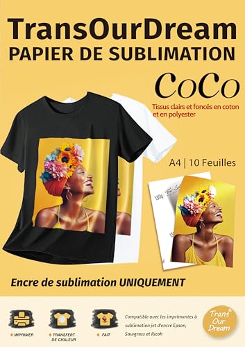 TransOurDream VRAI-subli Sublimations-Transferpapier CoCo-FR-10 von TransOurDream