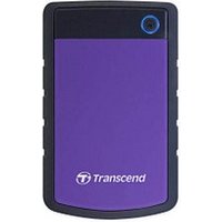 Transcend StoreJet 25H3 4 TB externe HDD-Festplatte schwarz, violett von Transcend