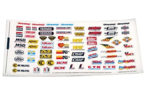 Traxxas 2514 "Racing Sponsors Decal Sheet" Modellautoteile von TRAXXAS
