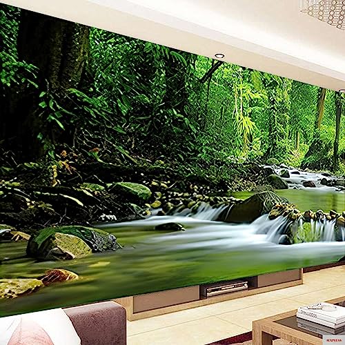 5D Diamant Painting für Erwachsene DIY Wasserfälle Landschaft Vollrunder Diamond Painting Erwachsene Groß Bilder mit Diamond Painting Zubehör für Wohnzimmer Schlafzimmer Wanddekoration (100x40cm) von Trayosin