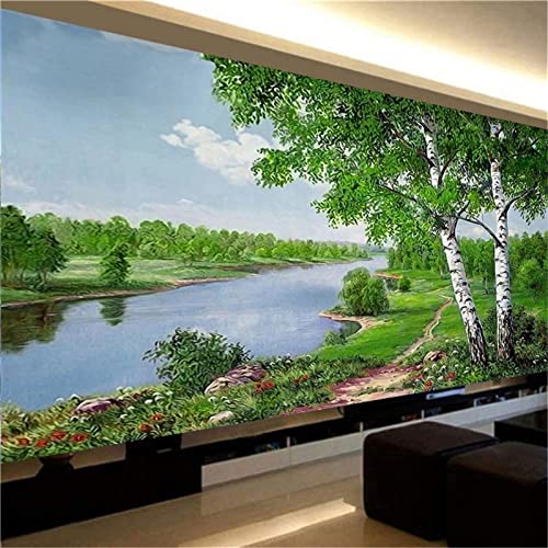 Trayosin Diamond Painting Set Landschaft, 5d Diamant Painting Bilder Full Groß DIY 5D Diamant Stickerei Kits für Home Wall Decor (180x70cm) von Trayosin