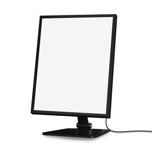 Trayvespace Tageslichtlampe Lichttherapie, 384LED Tischplatten Tageslichtlampe 10000 Lux, Tageslichtlampe Schreibtisch Mit 3 Lichtfarben & 6 Einstellbare Helligkeit & 3 Timer für Lift Stimmung Trayvespace Tageslichtlampe Lichttherapie, 384LED Tischplatten Tageslichtlampe 10000 Lux, Tageslichtlampe Schreibtisch Mit 3 Lichtfarben & 6 Einstellbare Helligkeit & 3 Timer für Lift Stimmung von Trayvespace