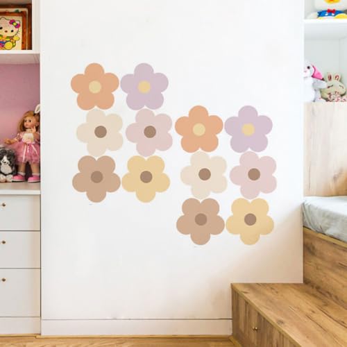 Traziewell Wanddeko Boho Blumen Aufkleber Sommer Wandsticker Wasserdichte Aufkleber Dekoration für Schlafzimmer 0424 von Traziewell