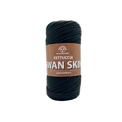 Swan Skin Tre Sfere Gurtband aus 100% Polyester, 120 Gramm x 50 m für Zubehör, Taschen, Clutch und Geldbörsen mit Strick- oder Häkelnadeln (Khaki - 03) von Tre Sfere