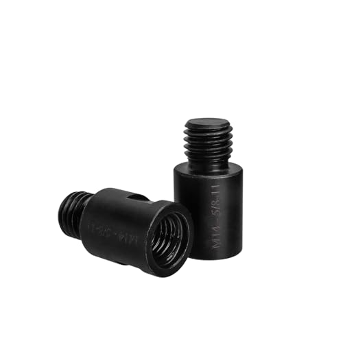 Treki 2 Stück Winkelschleifer Konverter Adapter M14 auf 5/8"-11 Edelstahl Gewindeadapter, M14 Buchse auf 5/8"-11 Stecker Schraube Adapter zum Konvertieren Interface von Winkelschleifer von Treki