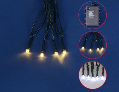 Trend Line LED Lichterkette 40 LED Batterie 8 Funktionen Weihnachtslichterkette von Trend Line