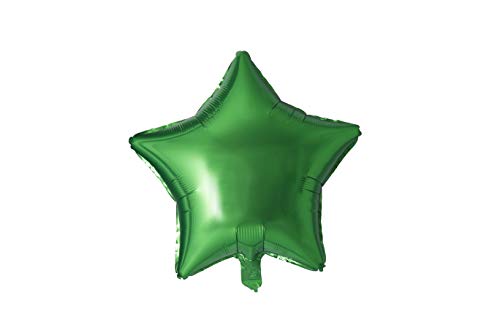 Trendario 20x Folienballon Stern Ø 45cm Helium Luftballon Sternballon Folienballons für Hochzeit Geburtstag Jahrestag Geschenk Party (Grün) von Trendario