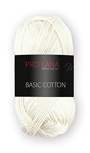Pro Lana Basic Cotton ca. 125 m 50 g (0002 - Creme) von Trendstern