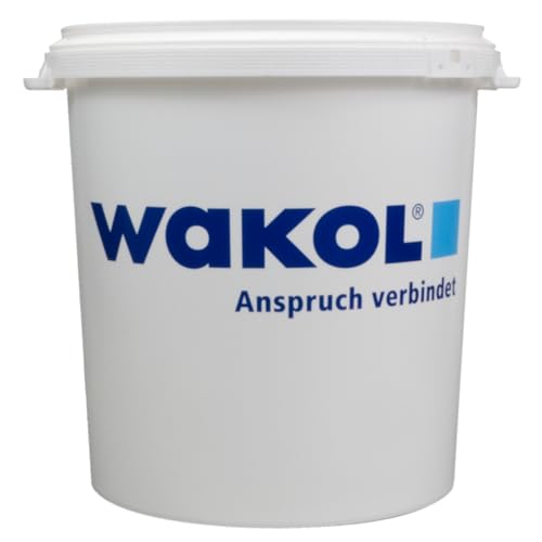 Wakol Eimer 30 Liter, Kunststoff, Rund, Robuster Anrühreimer mit stabiler Kante und praktischen Griffen, Geeignet für Spachtelmassen und Bauschutt von Trevendo