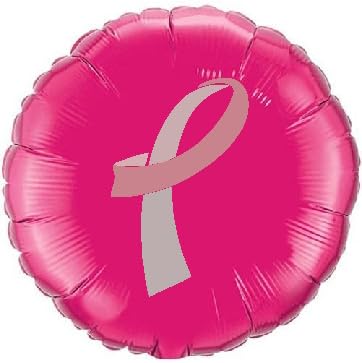Tri Products Bedruckte Luftballons, zum Aufblasen von Brustkrebs, unaufgeblasen, zum Aufblasen von Luft oder Helium, ideal für Spendenaktionen von Tri Products