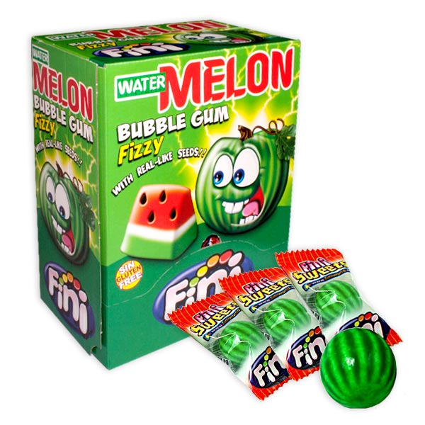 Großpack Kaugummi Wassermelone mit Füllung, 2 cm, 200 Stk. von Tri d&#039;Aix GmbH