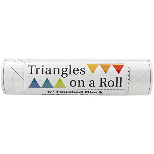 Triangles On A Roll Triangles O NA Rolle 15,2 cm halbe Quadrat 15,2 m Vorlage, Papier, 6" von Triangles On A Roll