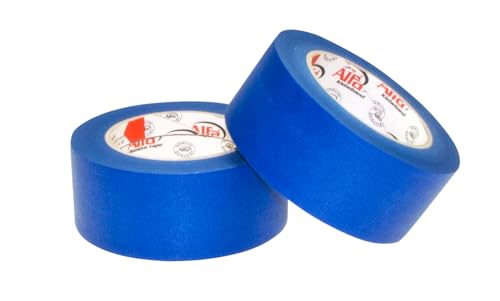 2x Blue Tape blau 50 mm x 50 m blaues Klebeband/Kreppband für den 3D-Druck Malerkreppband von Alfa