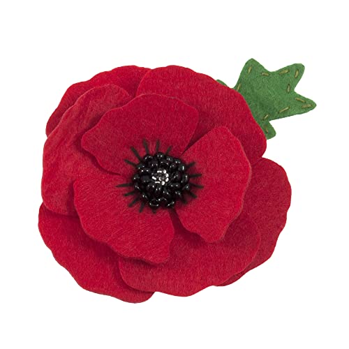 Trimits GCK055 eigenes Broschen-Kit, Mohn, Coquelicot, 18 x 15.5 x 7.5 cm von Trimits