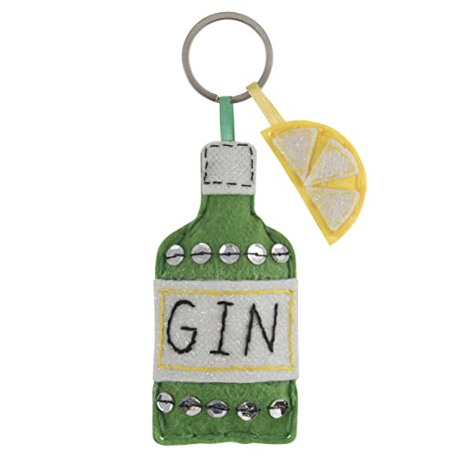 Trimits GCK083 Deko-Set, Gin-Flasche, 4.5 x 9.5cm, Acryl von Trimits