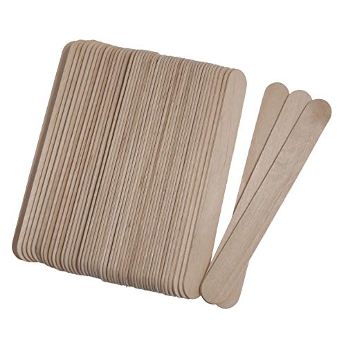 Trimits Lolly Pop Sticks groß, Holz, natur, 150 x 18 x 1,6 mm von Trimits