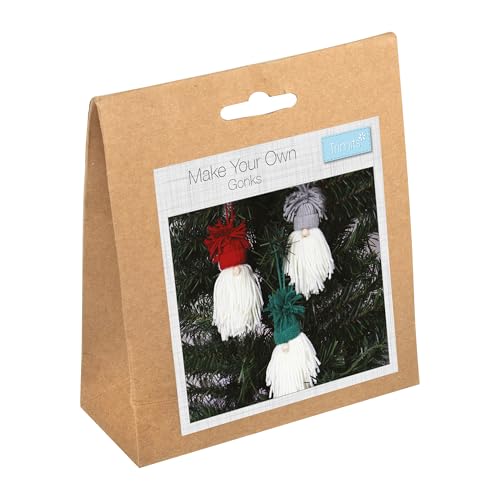 Trimits Pom Pom Dekorationssets, 5 x 13, Weihnachtsgonks von Trimits