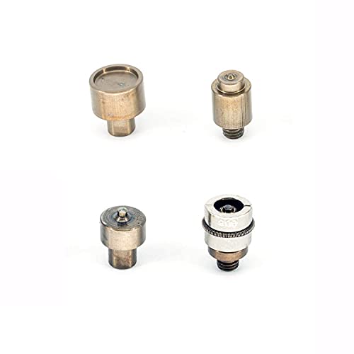 Trimming Shop 15 mm große Ringdruckknöpfe, Fixierschablonen-Set, geeignet für ZYT-Zange, Werkzeuge für Druckknöpfe, Reparatur, Lederhandwerk, Ersatz Trimming Shop 15 mm große Ringdruckknöpfe, Fixierschablonen-Set, geeignet für ZYT-Zange, Werkzeuge für Druckknöpfe, Reparatur, Lederhandwerk, Ersatz von Trimming Shop