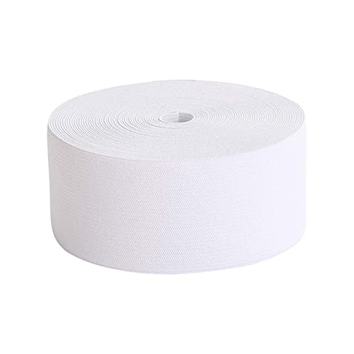 Trimming Shop 50 mm breites flaches Gummiband, dehnbares Taillenband, elastische Schnur zum Nähen von Kleidung, Kleidungsstücken, Schneidern, DIY Bastelprojekten, Weiß, 25 Meter Trimming Shop 50 mm breites flaches Gummiband, dehnbares Taillenband, elastische Schnur zum Nähen von Kleidung, Kleidungsstücken, Schneidern, DIY Bastelprojekten, Weiß, 25 Meter von Trimming Shop