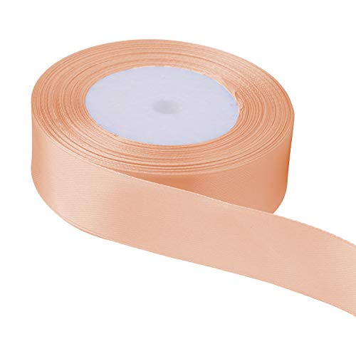 Trimming Shop Doppelseitiges Satinband aus Polyester, 25 m x 25 mm, für Stoffe, Kunst, Handwerk, Geschenkverpackung, Hochzeitsdekoration von Trimming Shop