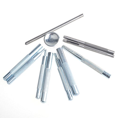 Trimming Shop Fixing Handwerkzeuge und Locher Set von Druckknöpfen Snaps für DIY Lederhandwerk, Kleidung Reparatur, Austausch, Jacken, Beutel, Gurte, Art Work, 13pcs von Trimming Shop