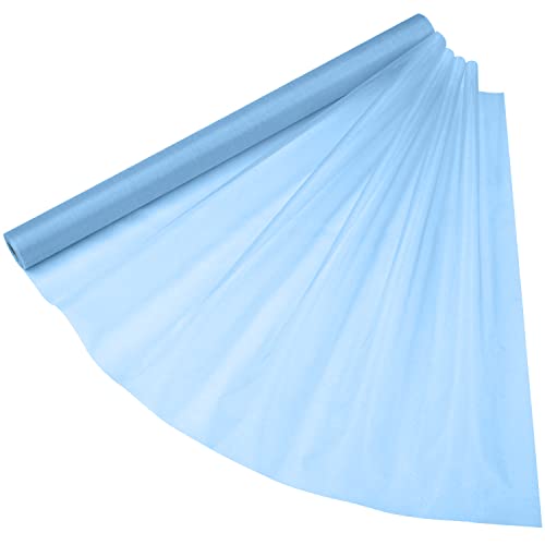 Trimming Shop Organza Roll Sheer Stoff, 15m x 70cm Tischläufer, Deko-Tuch, Tüll-Rollstoff für Stuhlbogen, Schärpe, Party Deko, DIY Handwerk, Band Floristry, Blau# von Trimming Shop