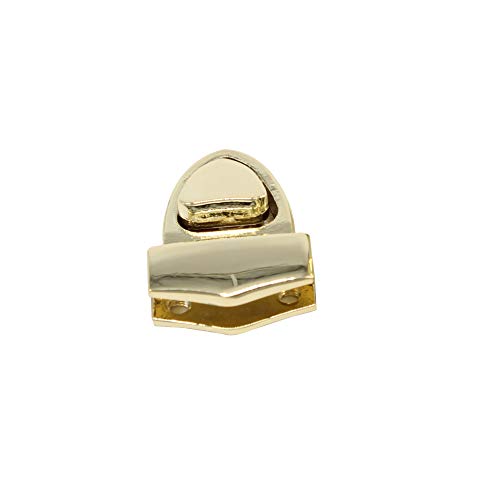 Trimming Shop Schnappverschluss für Geldbörse, Handtasche, Scrapbooking, Kunst und Handwerk, DIY-Projekte, Silber, 29 mm x 20 mm, 1 Stück Gold (29mm X 20mm) von Trimming Shop