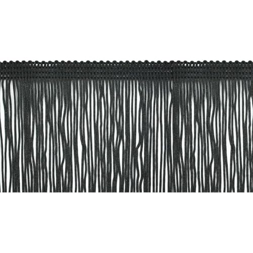 Trims by the Yard 5 Yards of 2" Chainette Fringe Trim 4,5 m 5,1 cm Fransenborte, Polyester, schwarz, 15 Trims by the Yard 5 Yards of 2" Chainette Fringe Trim 4,5 m 5,1 cm Fransenborte, Polyester, schwarz, 15 von Trims by the Yard