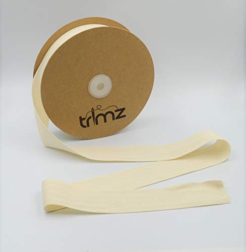 Trimz Fischgrätenband, 100% Baumwolle, 40 mm x 25 m von Trimz