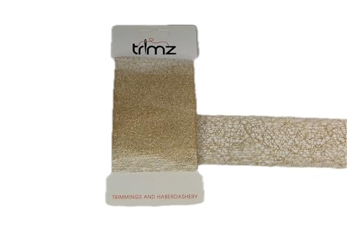 Trimz Netzband, goldfarben, 3 m von Trimz