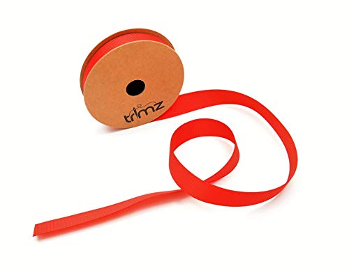 Trimz PG250RED155R Ripsband, rot, 15mm x 5m von Trimz