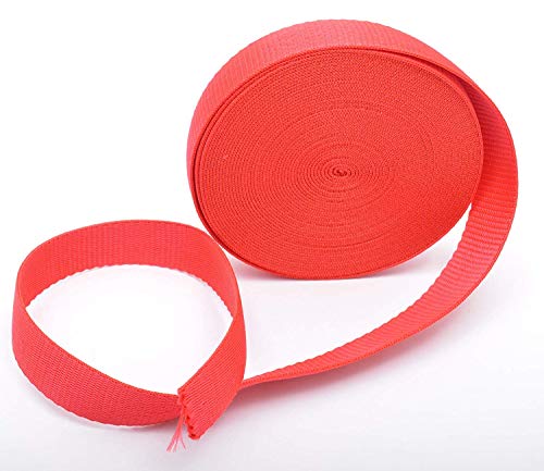 Trimz Web-25-Red-10m Polypropylen-Netz, 25-rot, 10 m Gurtband, (PP), 25mm x 10m, meter von Trimz