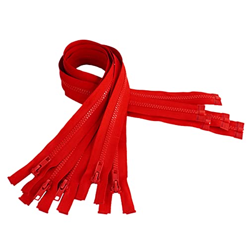 Trimz RVD6-100-820-10 Reißverschluss, rot, 10 pieces von Trimz